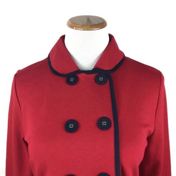 Hartstrings Top Jacket Ruffled Double Breasted Red - Picture 4 of 8